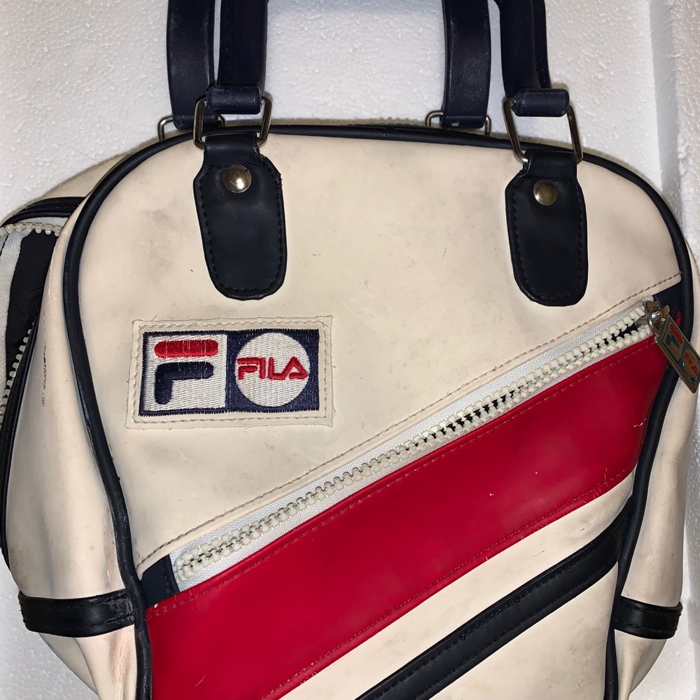 Vintage Fila Purse Bag Sporty RN 91175 Vinyl Zip